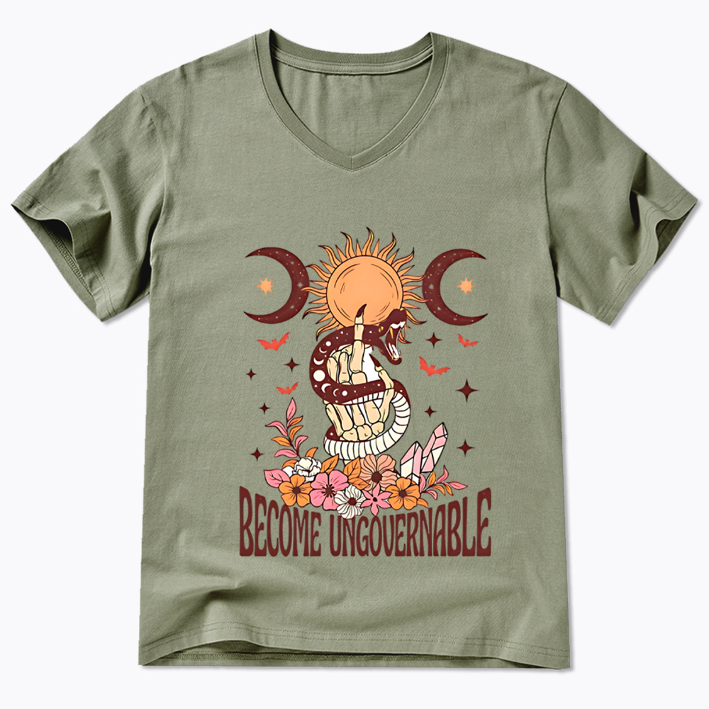 Become Ungovernable V-Neck Classic T-Shirt