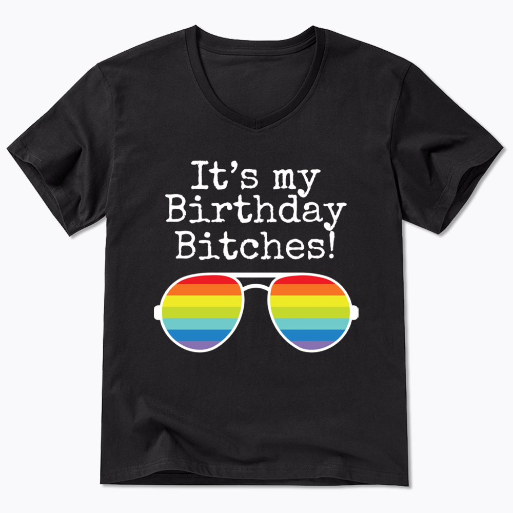 Its My Birthday V-Neck Classic T-Shirt