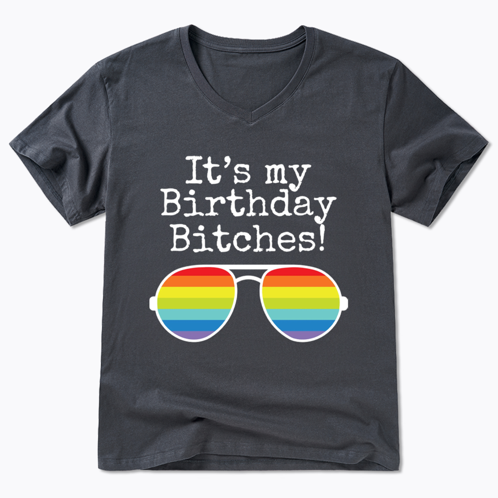 Its My Birthday V-Neck Classic T-Shirt