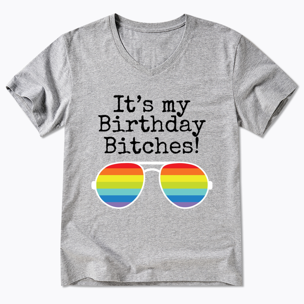 Its My Birthday V-Neck Classic T-Shirt