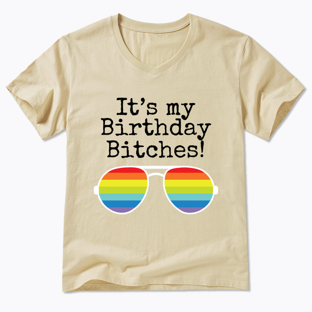 Its My Birthday V-Neck Classic T-Shirt