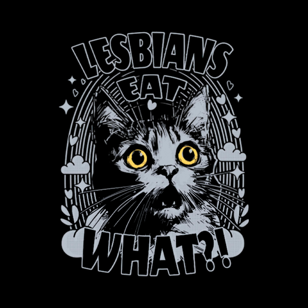 Cat LGBTQ Lesbians Eat What V-Neck Classic T-Shirt