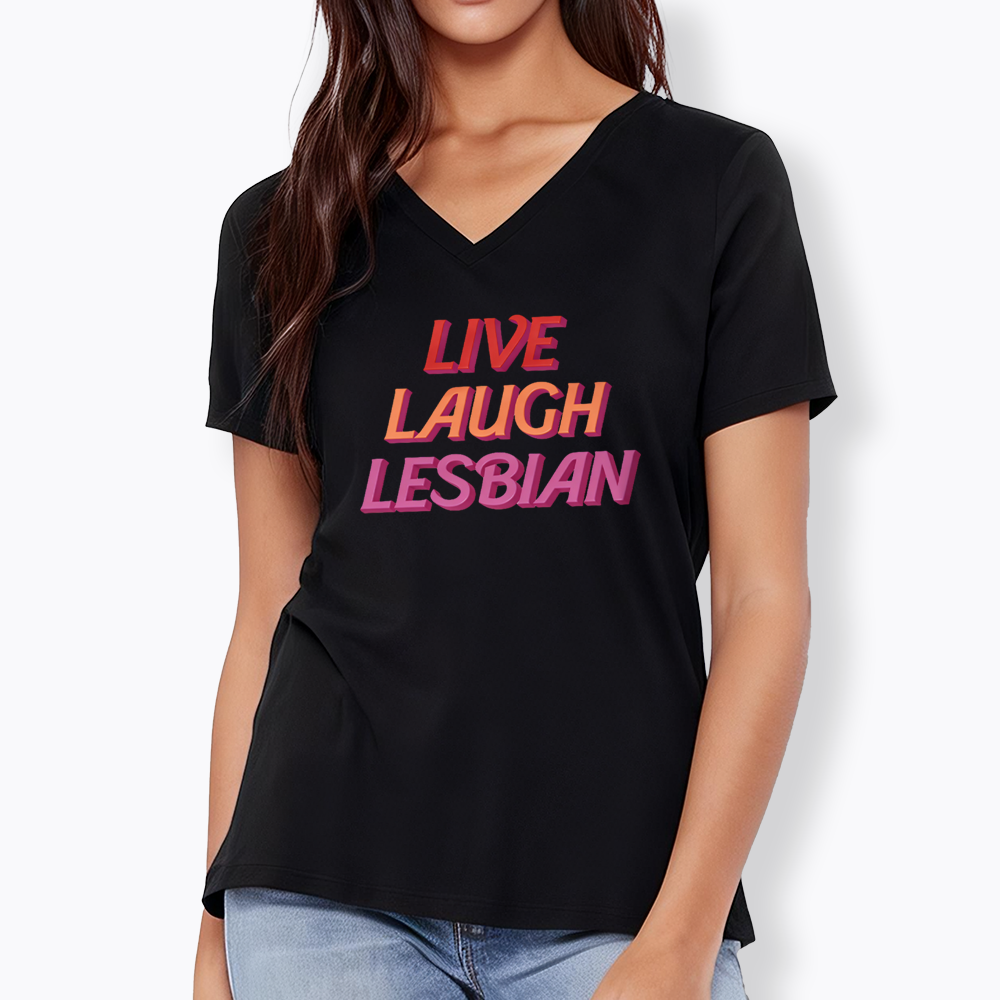 Live Laugh V-Neck Classic T-Shirt