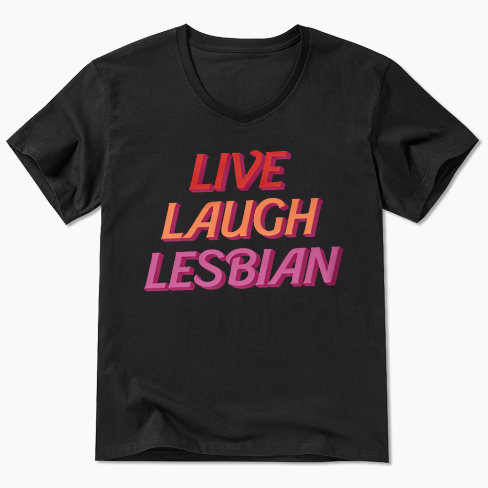 Live Laugh V-Neck Classic T-Shirt