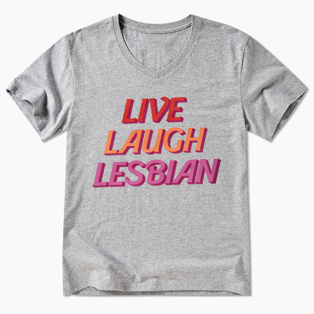 Live Laugh V-Neck Classic T-Shirt