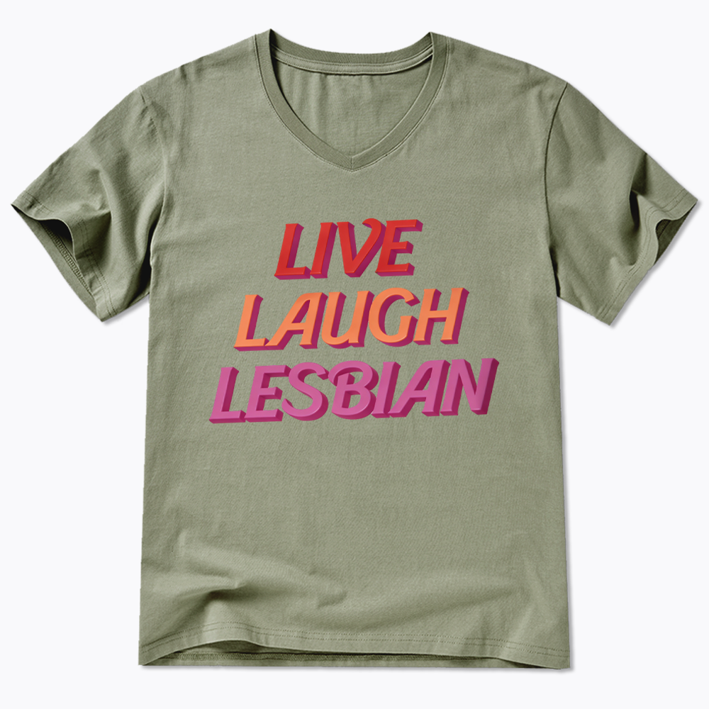 Live Laugh V-Neck Classic T-Shirt