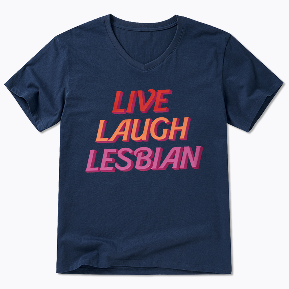 Live Laugh V-Neck Classic T-Shirt