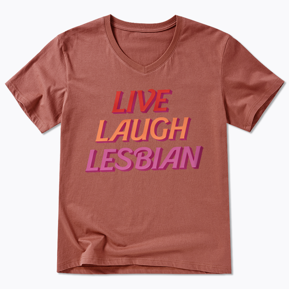 Live Laugh V-Neck Classic T-Shirt
