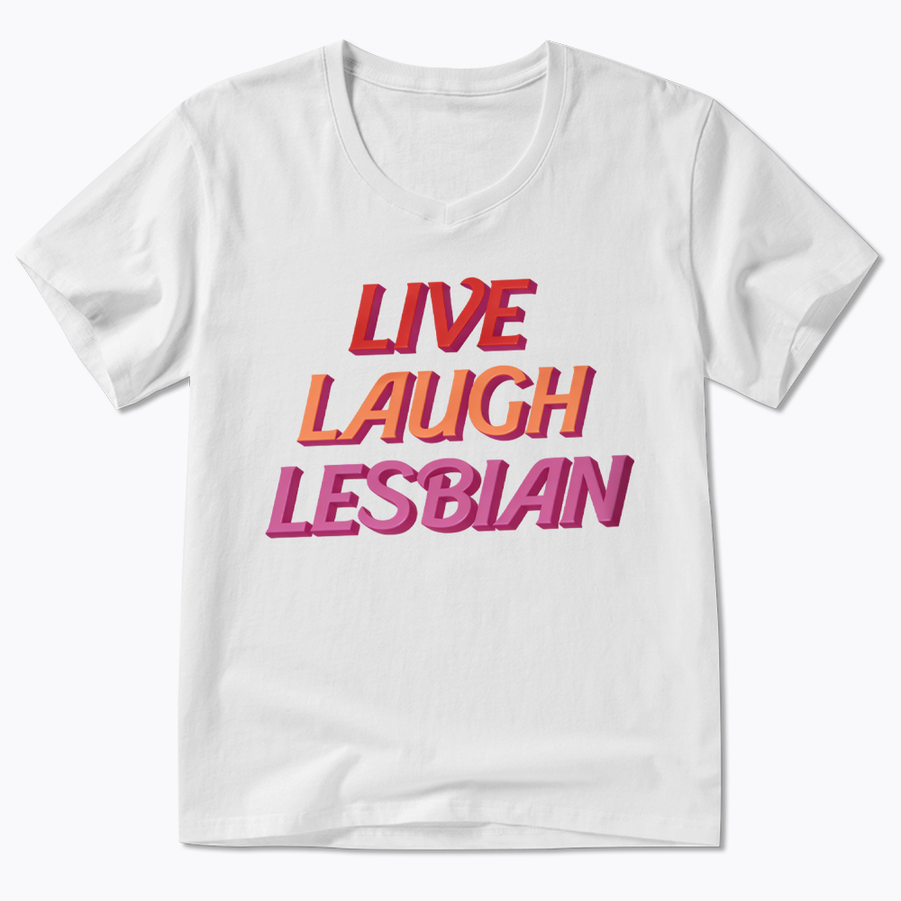 Live Laugh V-Neck Classic T-Shirt