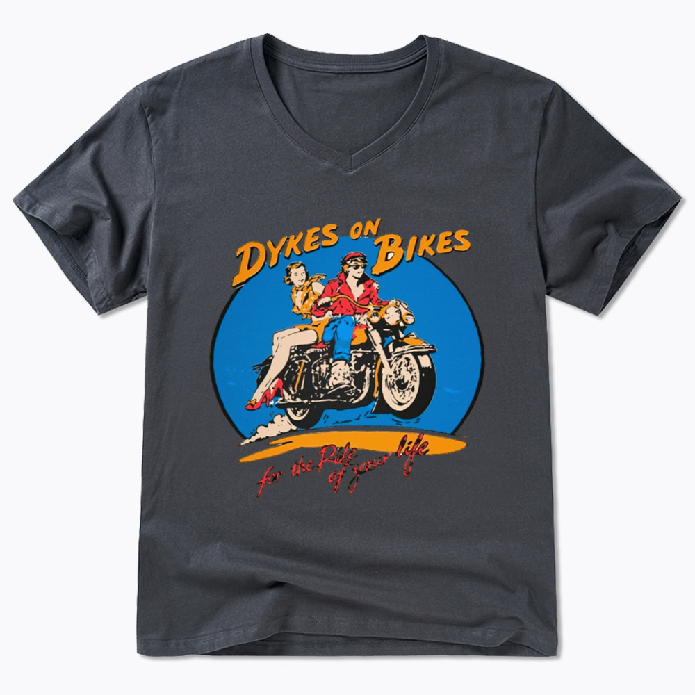 Dykes on Bikes V-Neck Classic T-Shirt