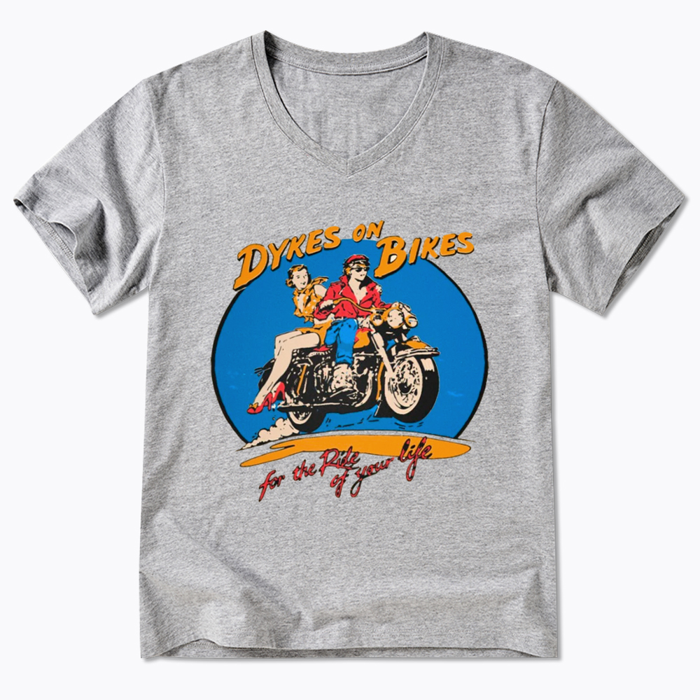Dykes on Bikes V-Neck Classic T-Shirt