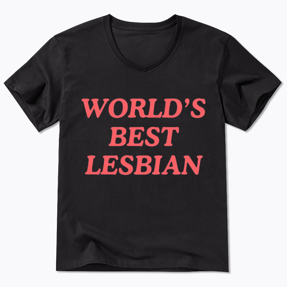 World's Best Lesbian V-Neck Classic T-Shirt