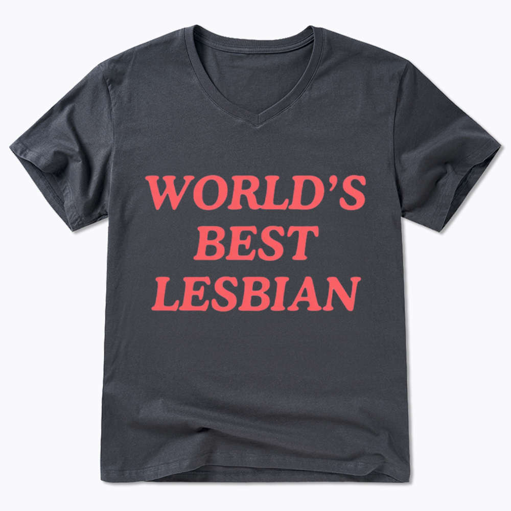 World's Best Lesbian V-Neck Classic T-Shirt