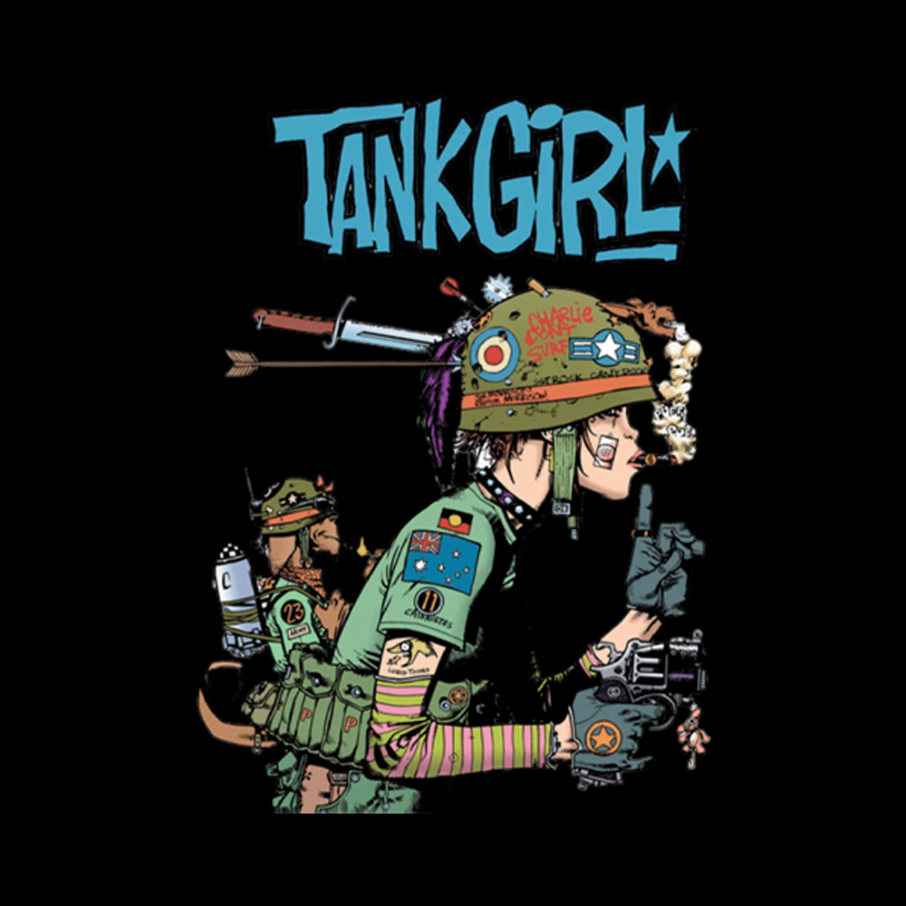 Punk Girl Washed T-Shirt