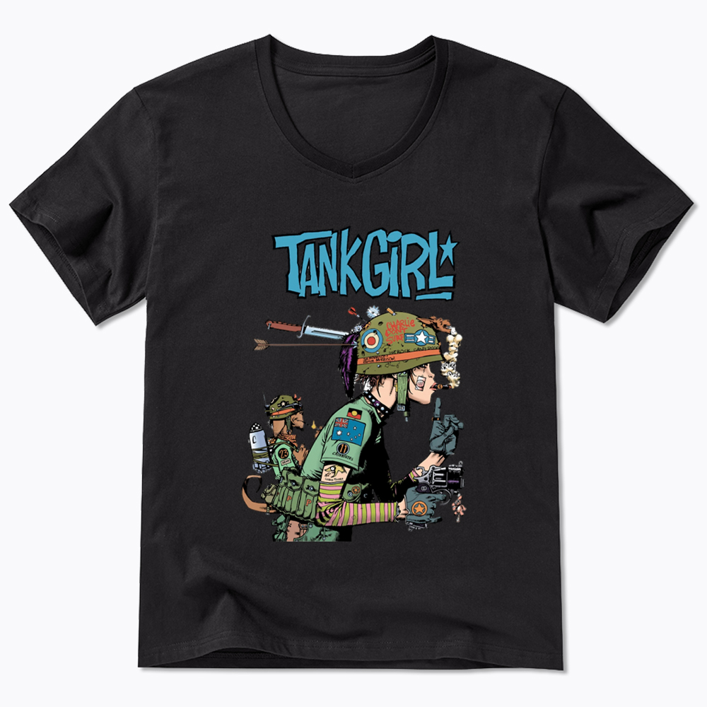 Punk Girl V-Neck Classic T-Shirt