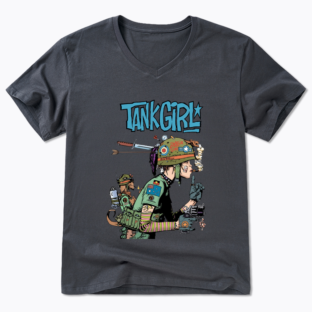 Punk Girl V-Neck Classic T-Shirt