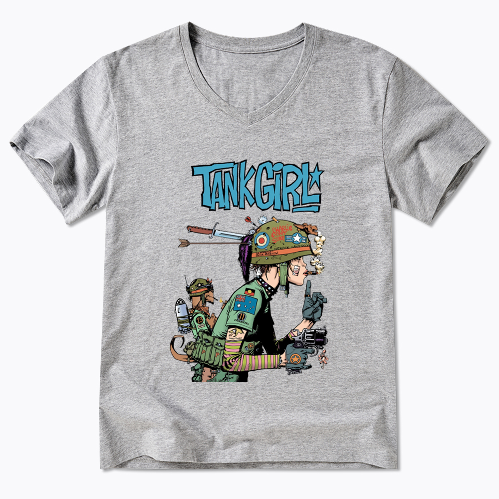 Punk Girl V-Neck Classic T-Shirt