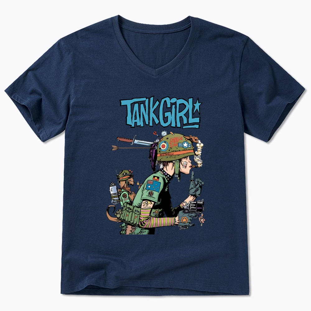 Punk Girl V-Neck Classic T-Shirt