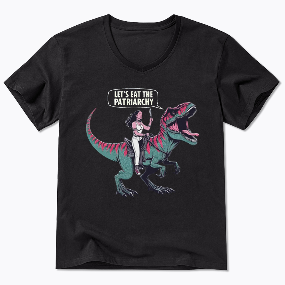 Eat The Patriarchy V-Neck Classic T-Shirt