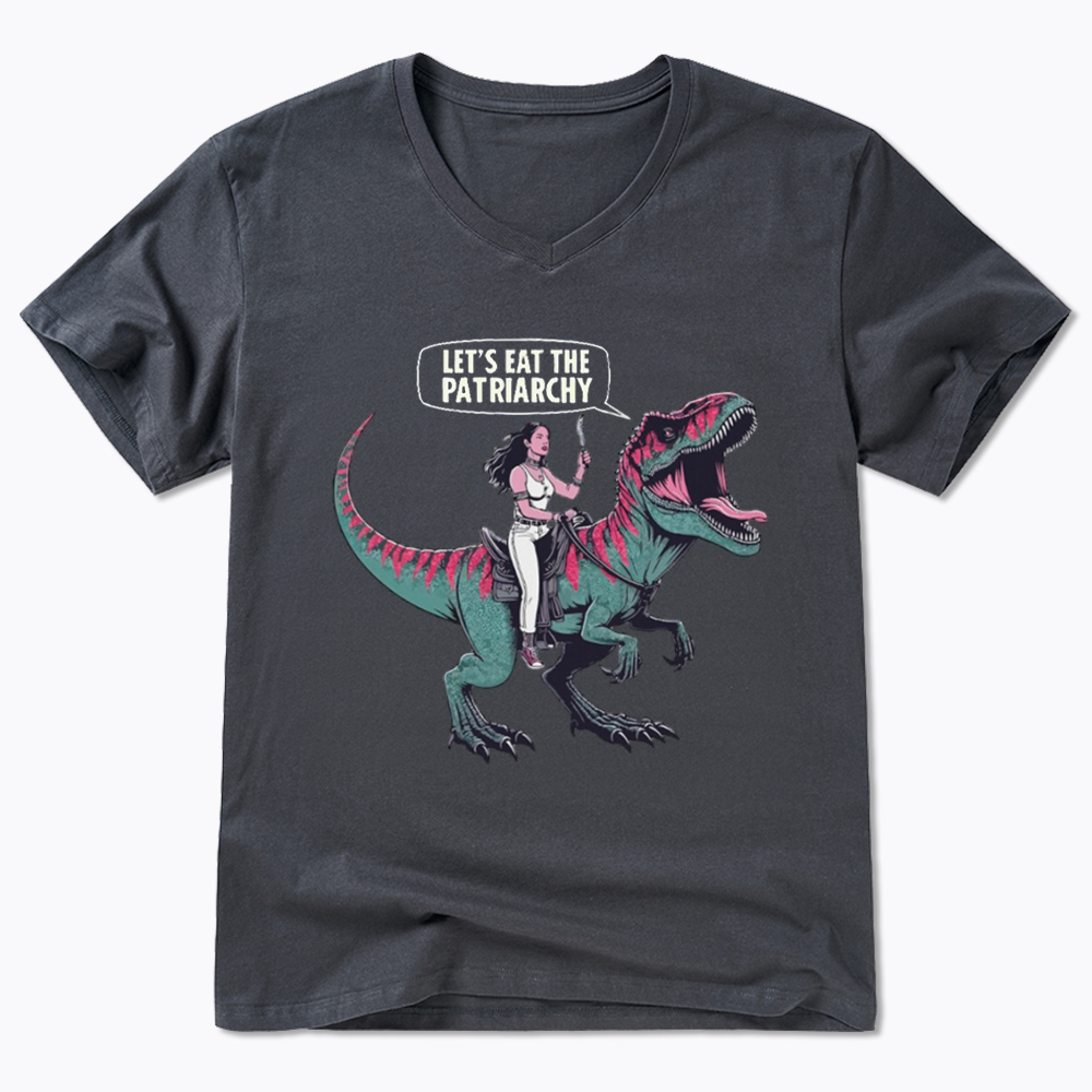 Eat The Patriarchy V-Neck Classic T-Shirt