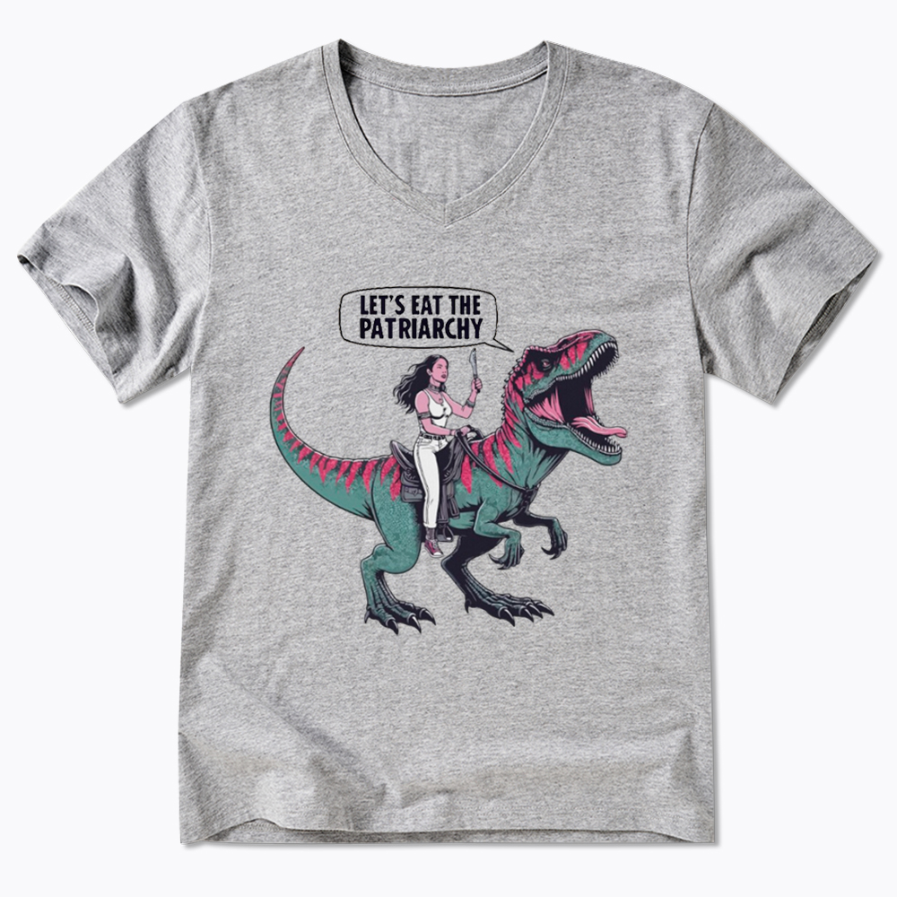 Eat The Patriarchy V-Neck Classic T-Shirt