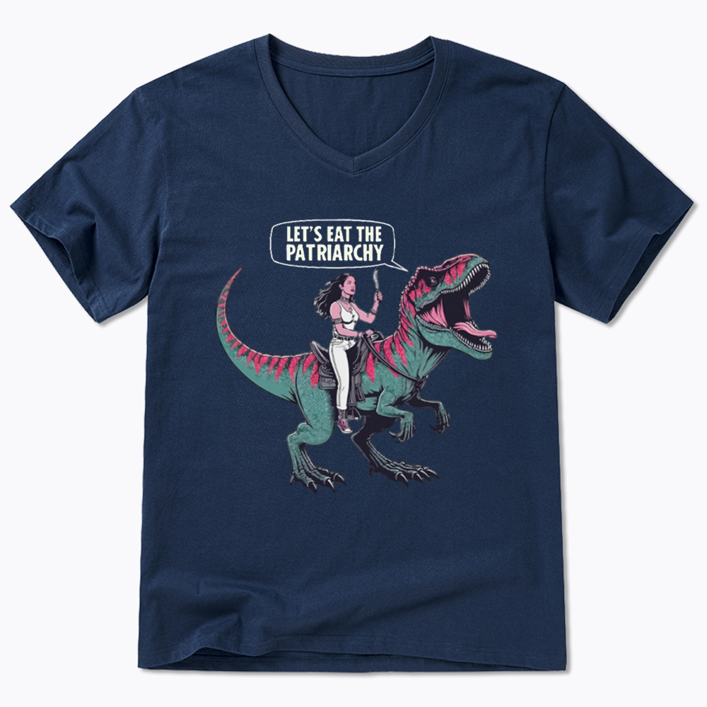 Eat The Patriarchy V-Neck Classic T-Shirt