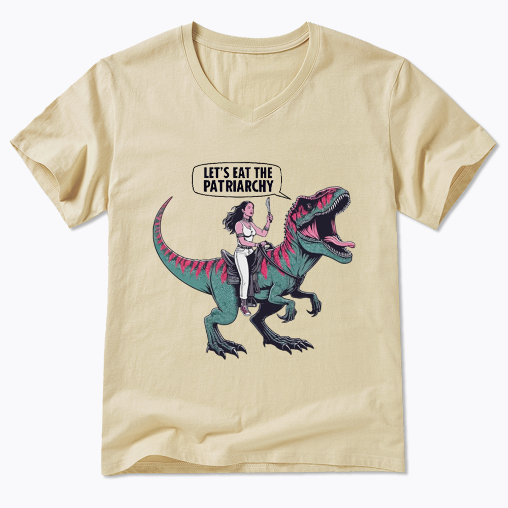 Eat The Patriarchy V-Neck Classic T-Shirt