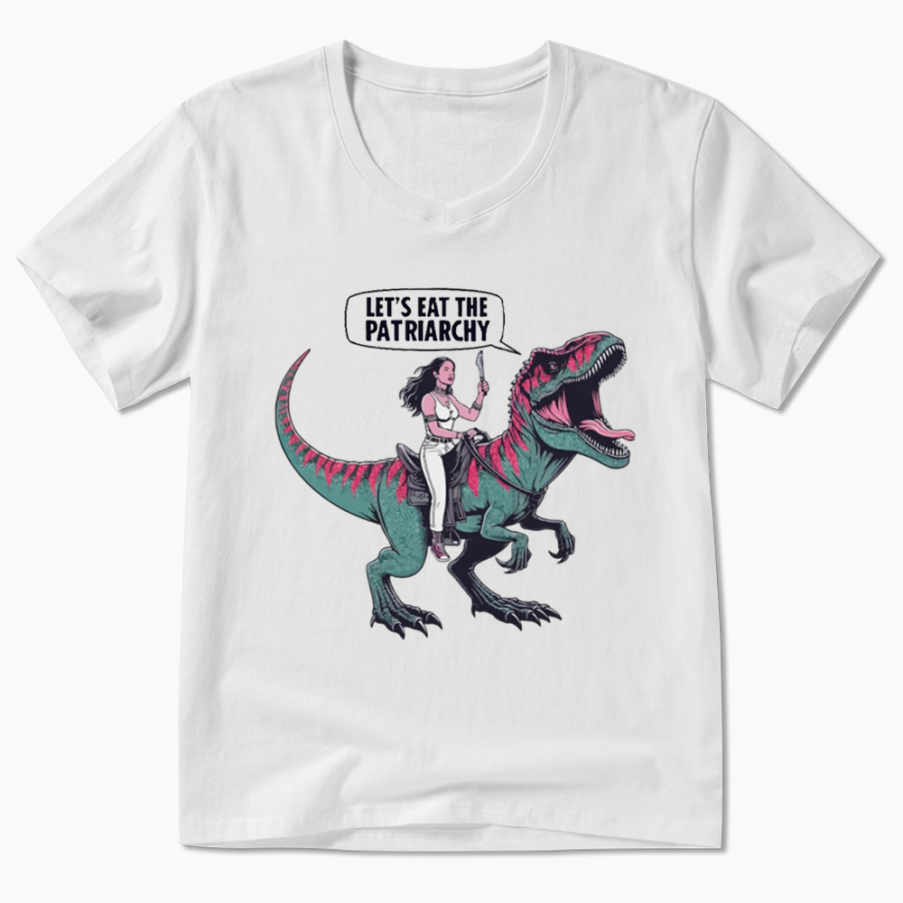 Eat The Patriarchy V-Neck Classic T-Shirt