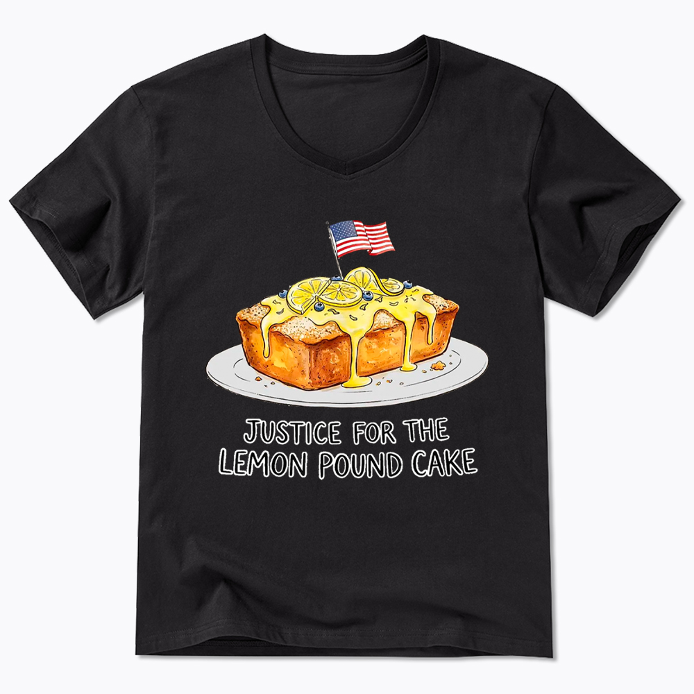 Lemon Pound Cake V-Neck Classic T-Shirt