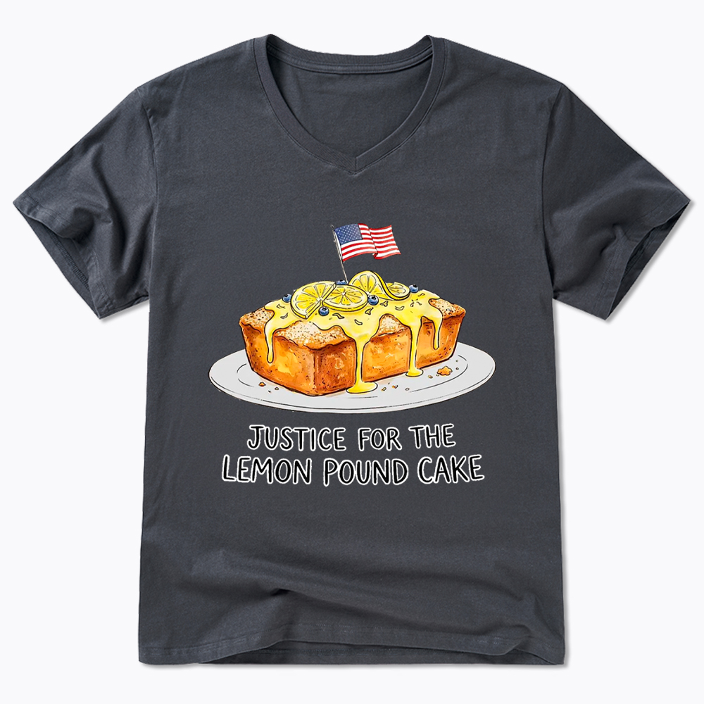 Lemon Pound Cake V-Neck Classic T-Shirt