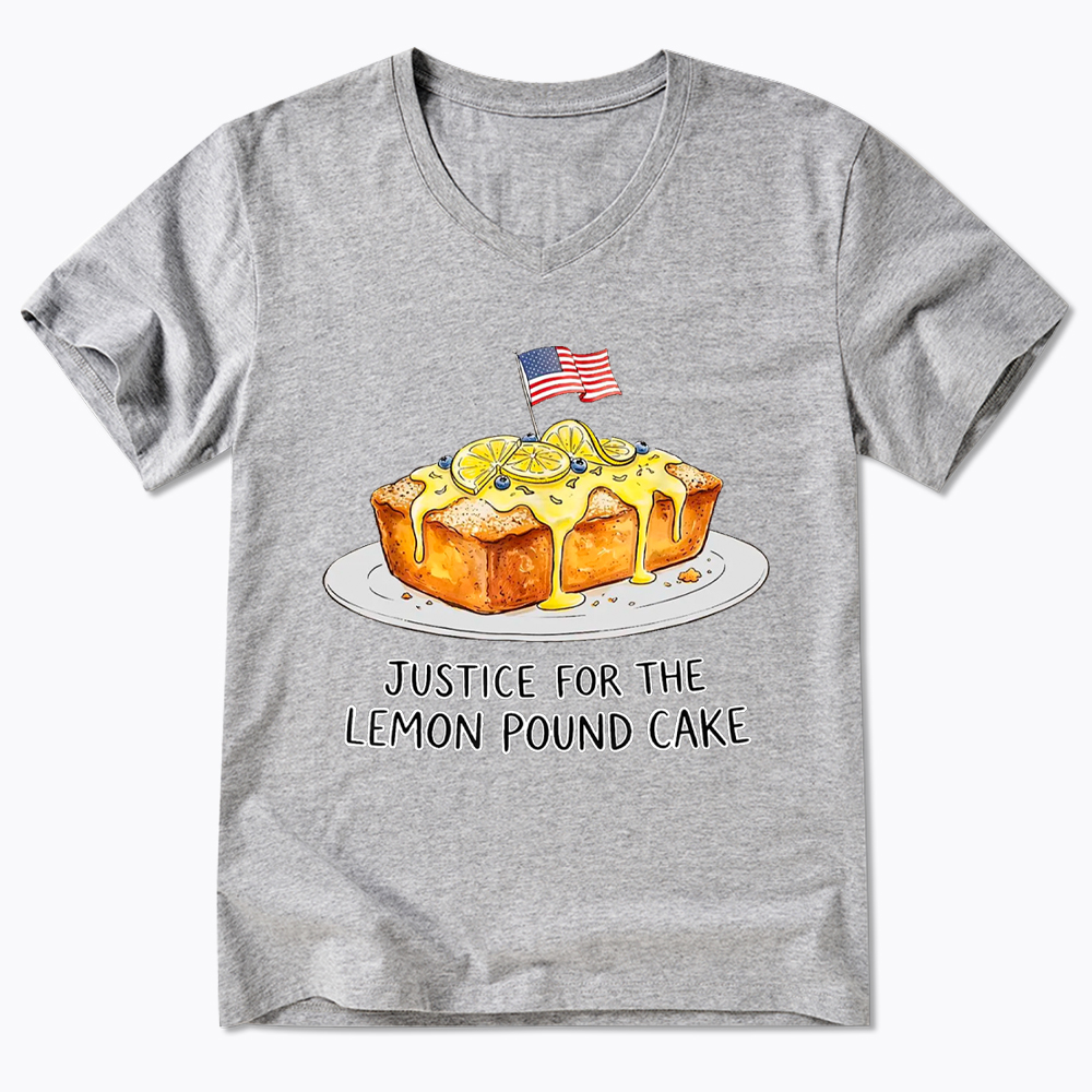 Lemon Pound Cake V-Neck Classic T-Shirt