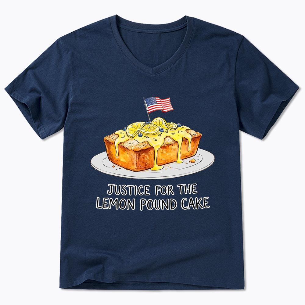 Lemon Pound Cake V-Neck Classic T-Shirt