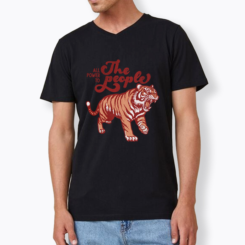 All Power To The People V-Neck Classic T-Shirt