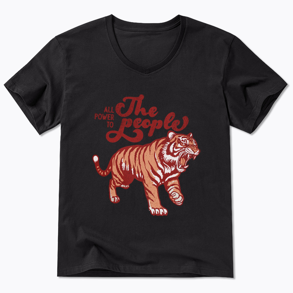 All Power To The People V-Neck Classic T-Shirt