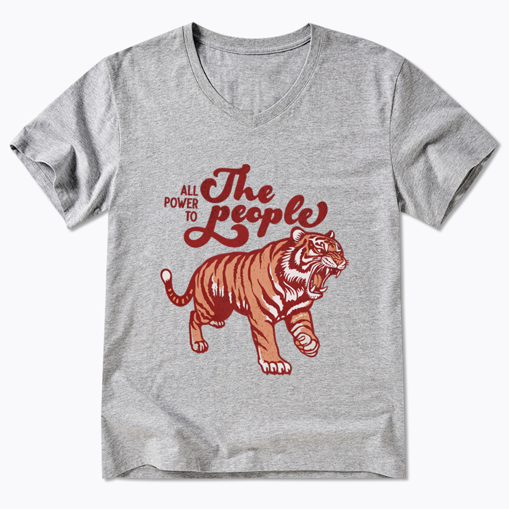 All Power To The People V-Neck Classic T-Shirt