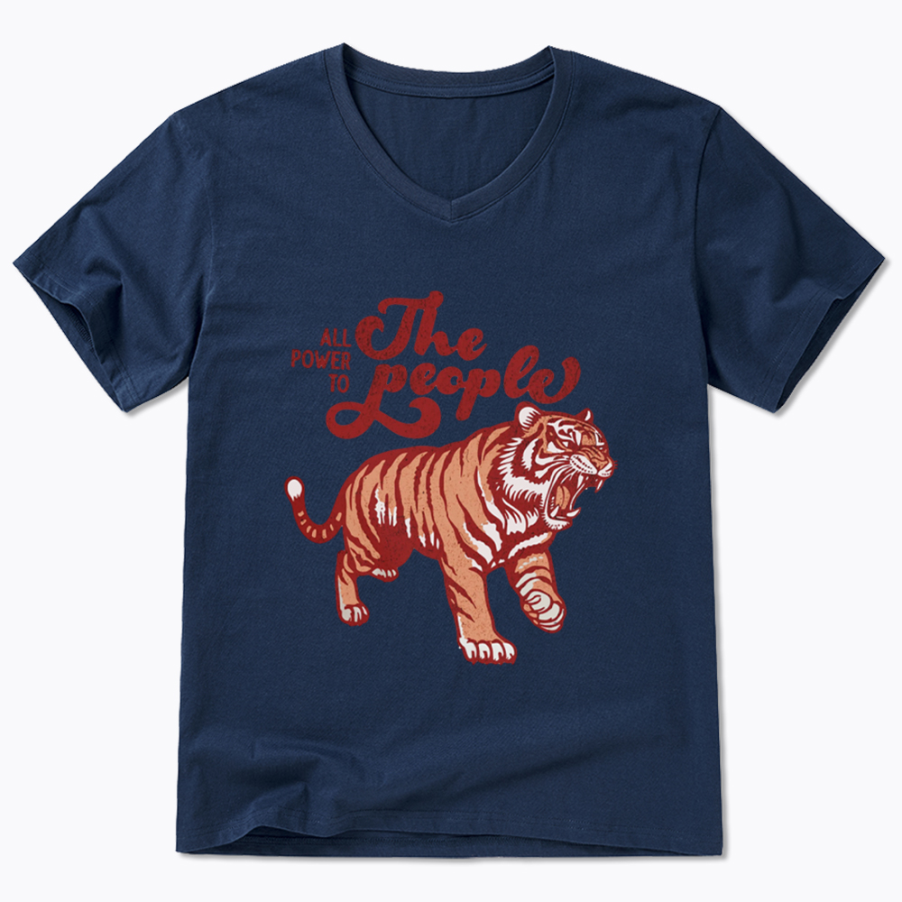 All Power To The People V-Neck Classic T-Shirt