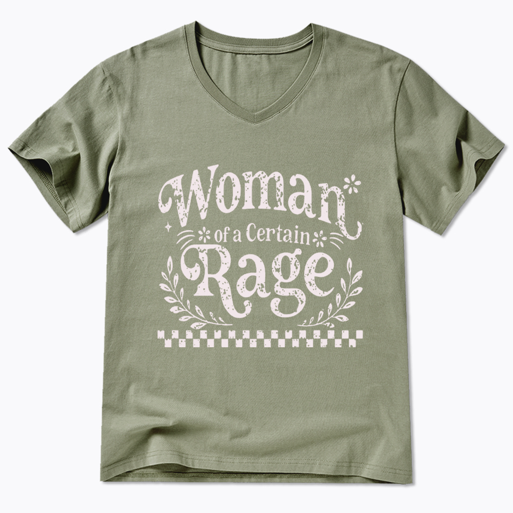 Woman of a Certain Rage V-Neck Classic T-Shirt