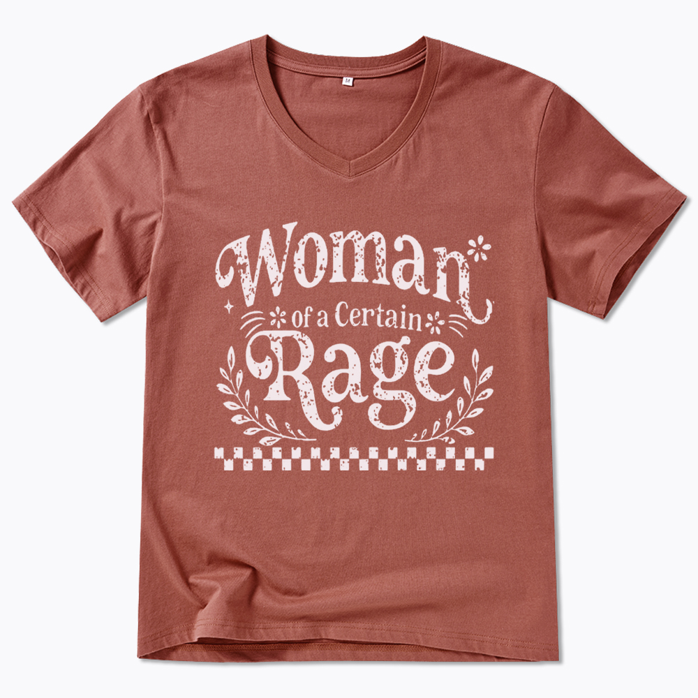 Woman of a Certain Rage V-Neck Classic T-Shirt