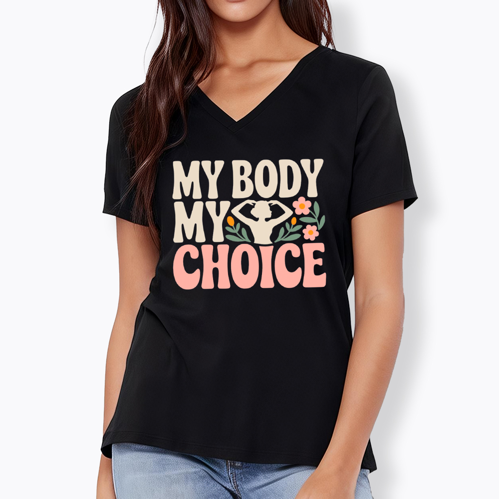 My Body My Choice V-Neck Classic T-Shirt