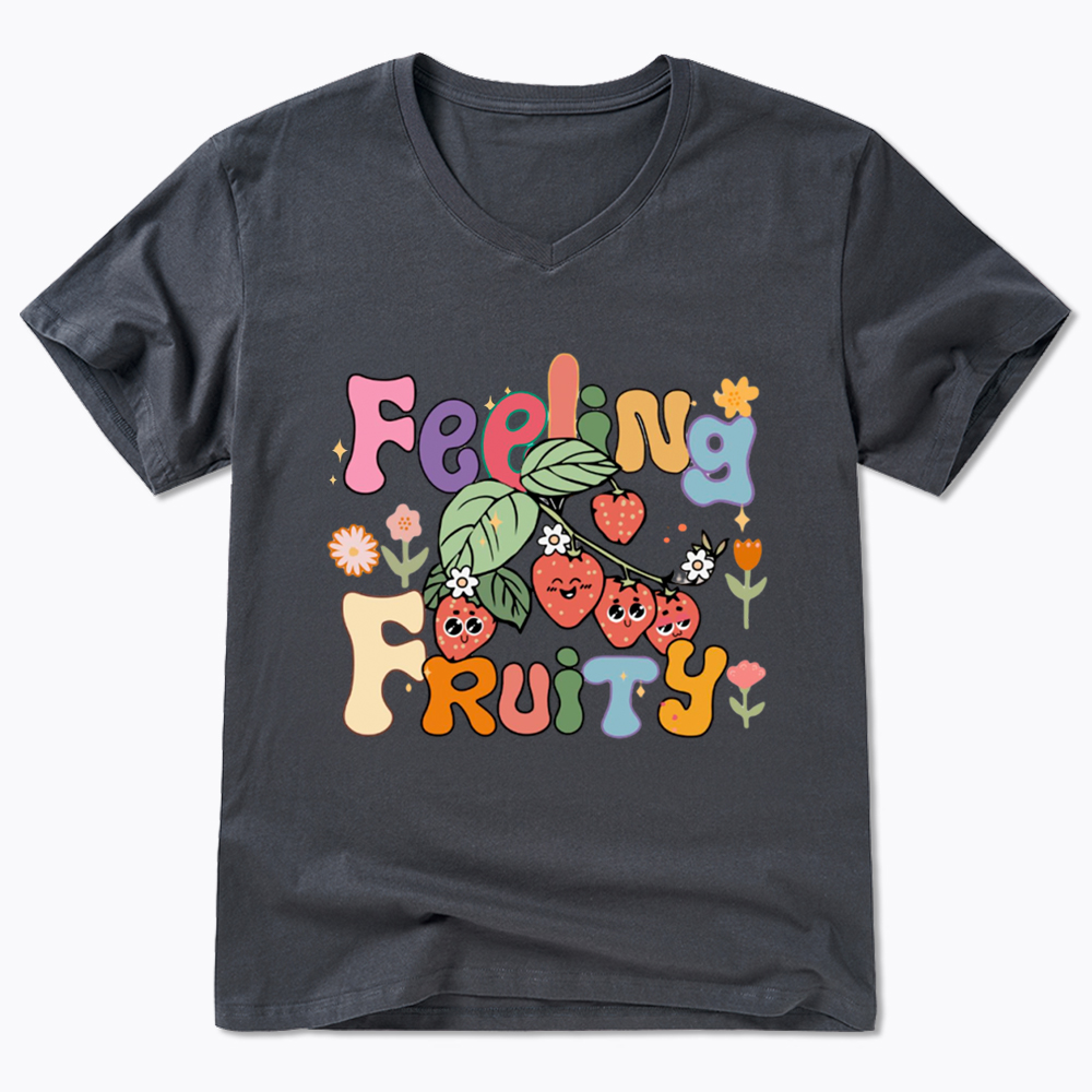 Feeling Fruity Lesbian Rights V-Neck Classic T-Shirt