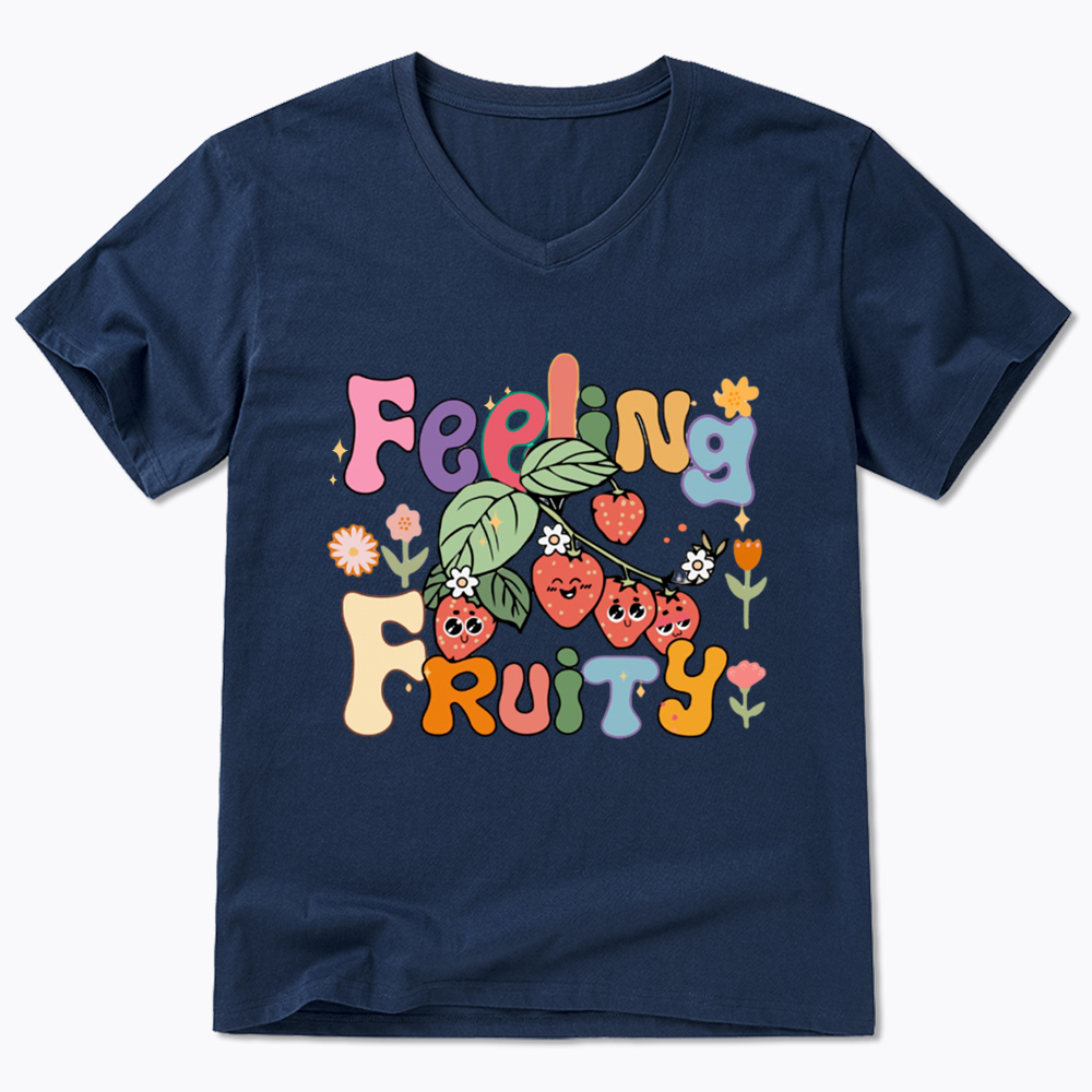 Feeling Fruity Lesbian Rights V-Neck Classic T-Shirt