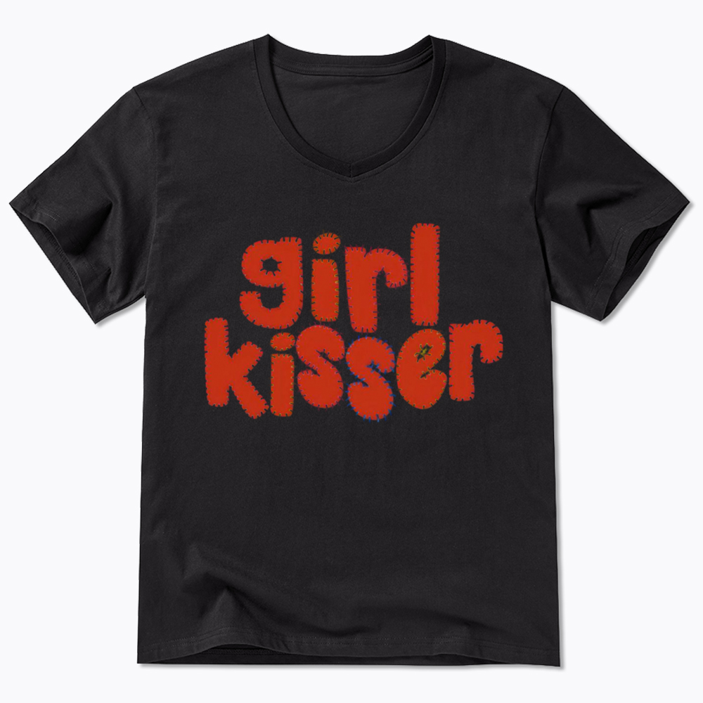 Girl Kisser V-Neck Classic T-Shirt