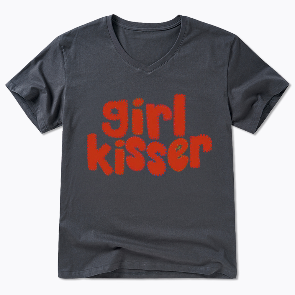Girl Kisser V-Neck Classic T-Shirt