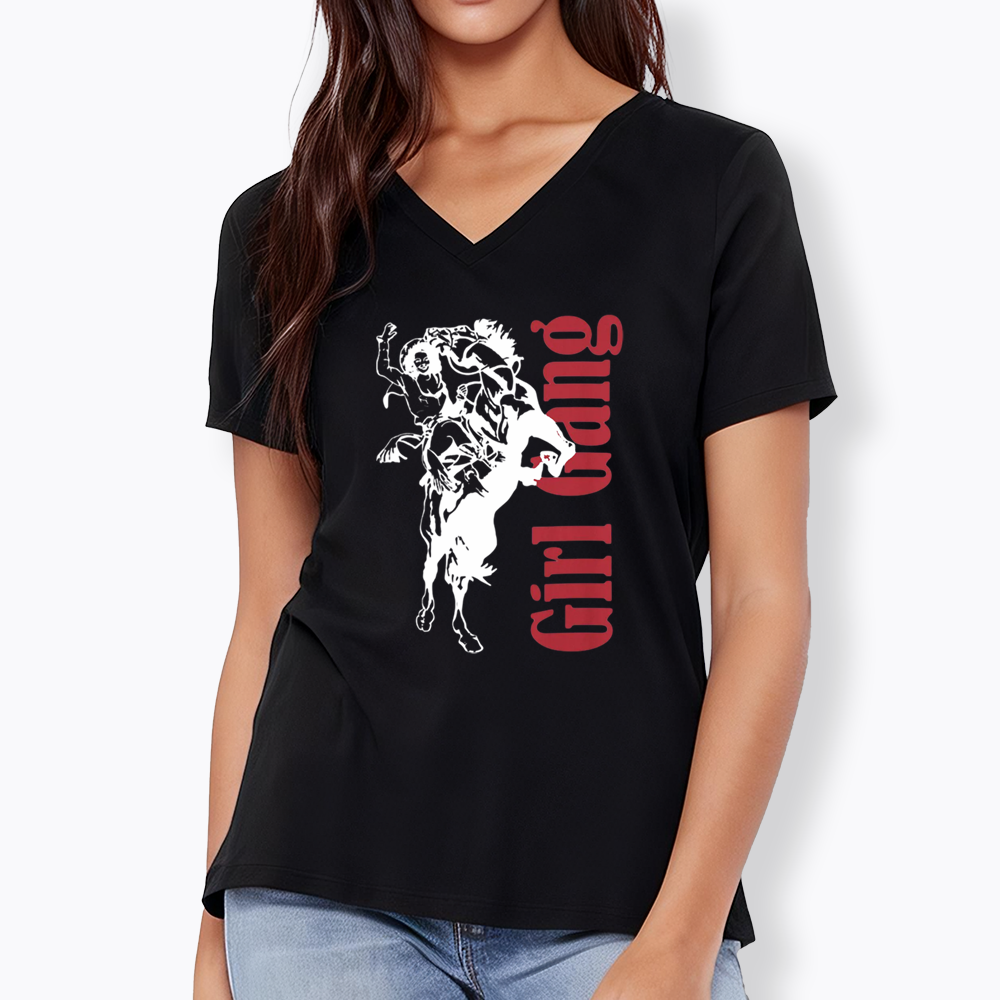 Girl Gang V-Neck Classic T-Shirt