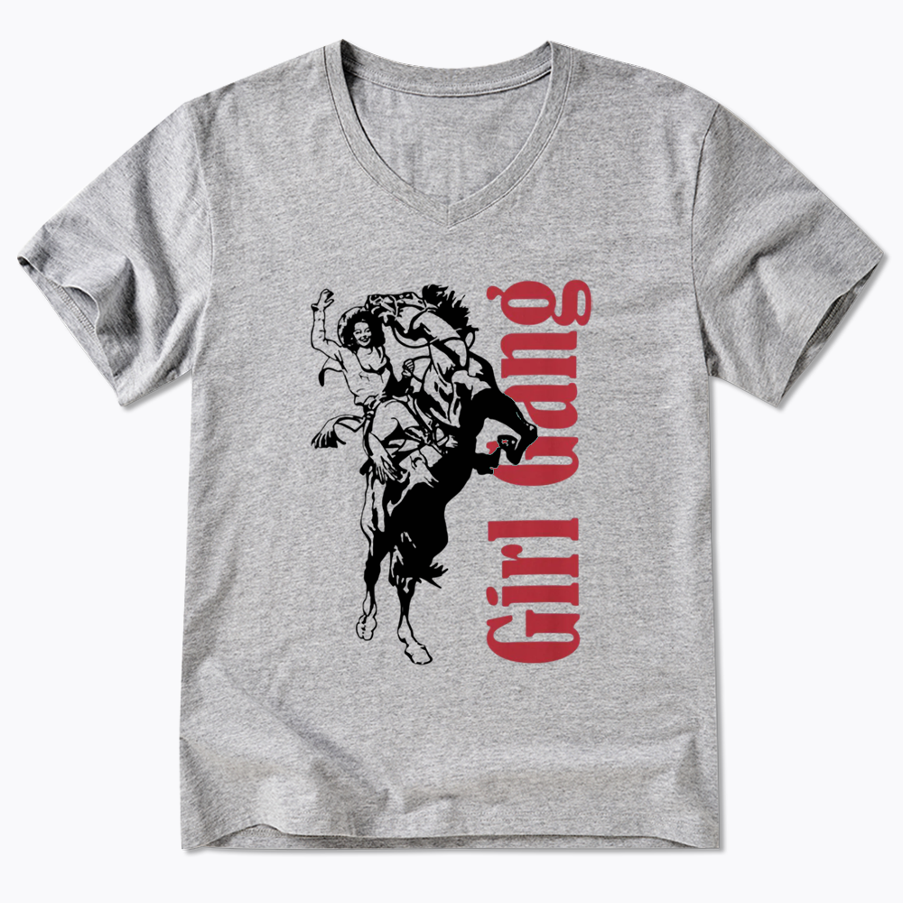 Girl Gang V-Neck Classic T-Shirt