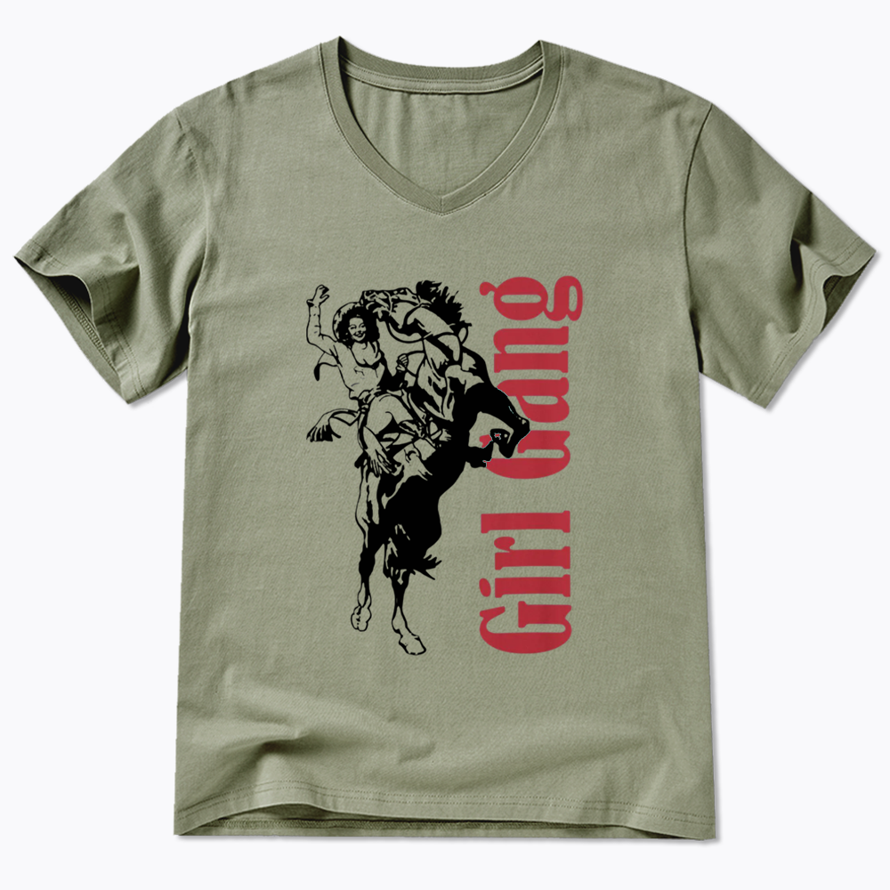 Girl Gang V-Neck Classic T-Shirt