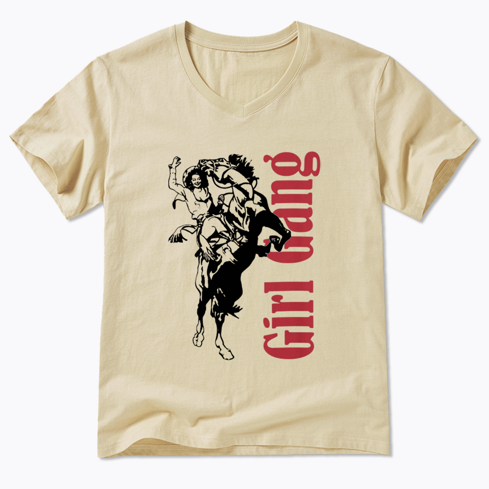 Girl Gang V-Neck Classic T-Shirt