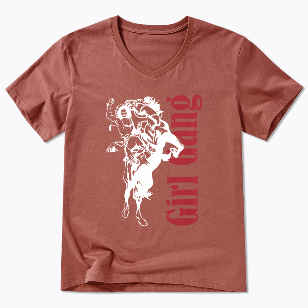 Girl Gang V-Neck Classic T-Shirt