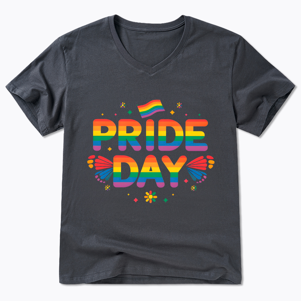 Pride Day Pride Day V-Neck Classic T-Shirt