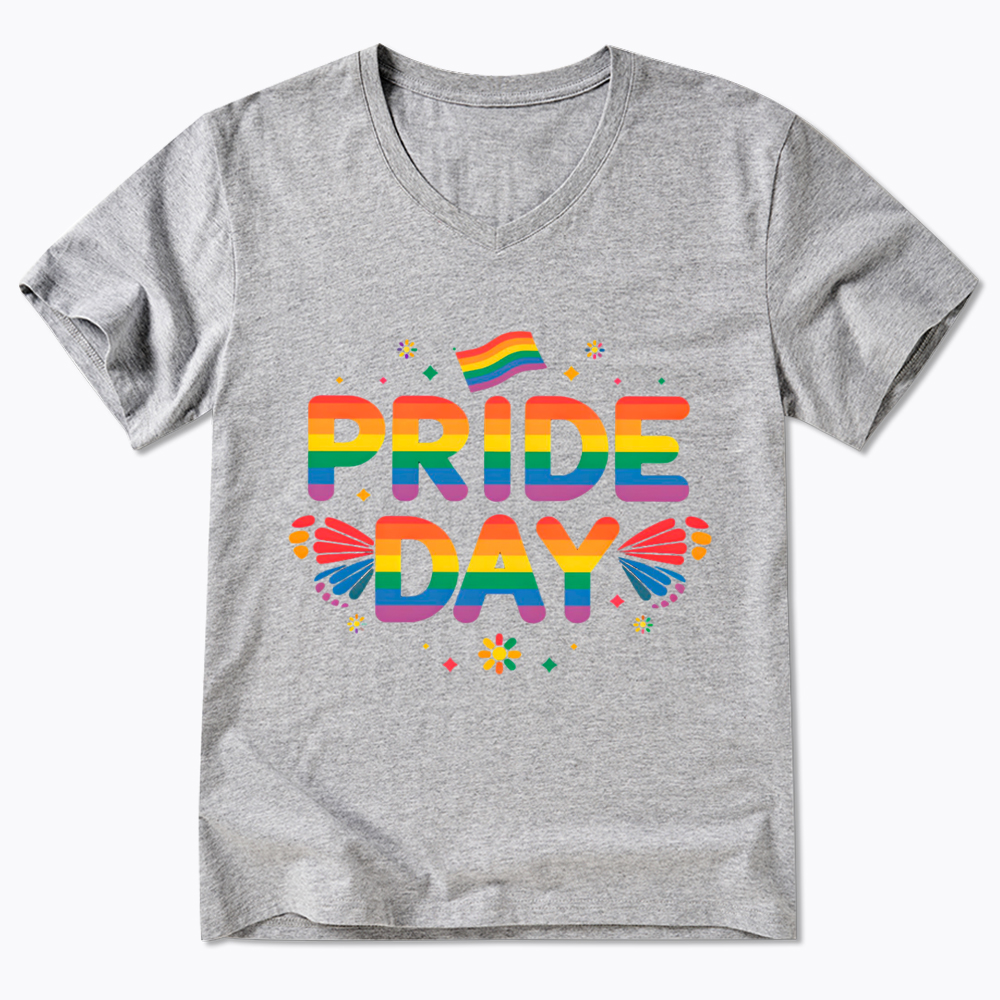 Pride Day Pride Day V-Neck Classic T-Shirt